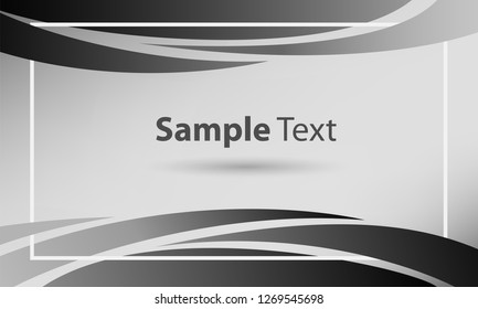 gray and white editable abstract vector background, modern concept, replaceable text