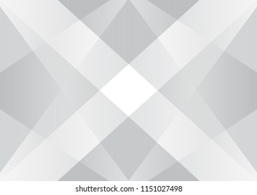 Gray and white geometric abstract background, Vector illustration with copy space