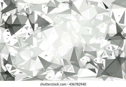 Gray White Geometric Break Background, Creative Design Templates
