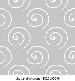 Gray and white geometric print. Seamless pattern for web, textile and wallpapers