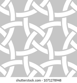 Gray and white geometric print. Seamless pattern for web, textile and wallpapers