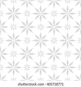 Gray and white geometric seamless pattern in modern stylish. Abstract background. Vector seamless pattern.