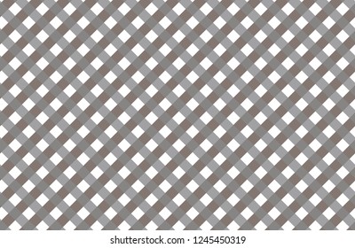 Gray and white gingham pattern teblechloth.Vector illustration.EPS-10.