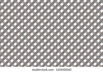 Gray and white gingham pattern teblechloth.Vector illustration.EPS-10.