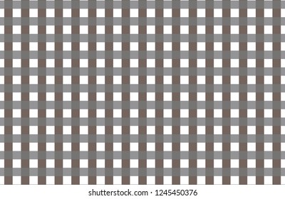 Gray and white gingham pattern teblechloth.Vector illustration.EPS-10.