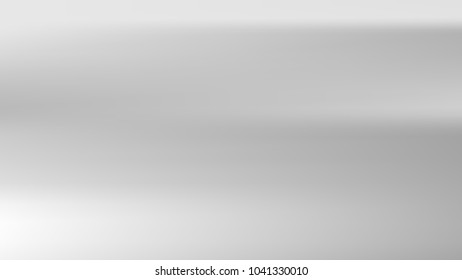 Gray white gradient silver backdrop. Pastel future element. Modern white gradient cover. Foil holographic design. Light soft gradient. Technology background. Simple grey metallic pattern. Monochrome.