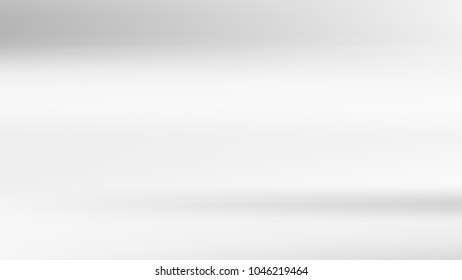 Gray white gradient silver backdrop. Pastel future element. Modern white gradient cover. Foil holographic design. Light soft gradient. Technology background. Simple grey metallic pattern. Monochrome.