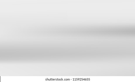 Gray white gradient silver backdrop. Modern white gradient cover. Foil holographic design. Light soft gradient. Technology background. Simple grey metallic pattern. Monochrome.