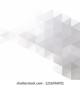 Gray White Grid Mosaic Background, Creative Design Templates