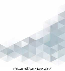 Gray White Grid Mosaic Background, Creative Design Templates