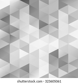 Gray White Grid Mosaic Background