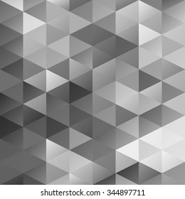 Gray White Grid Mosaic Background, Creative Design Templates