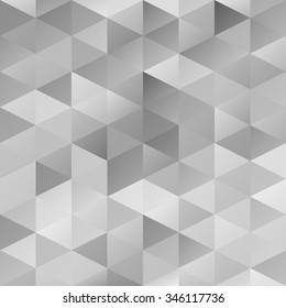 Gray White Grid Mosaic Background, Creative Design Templates