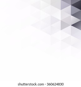 Gray White Grid Mosaic Background, Creative Design Templates