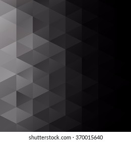 Gray White Grid Mosaic Background, Creative Design Templates