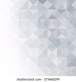 Gray White Grid Mosaic Background, Creative Design Templates