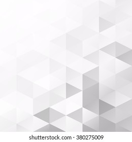 Gray White Grid Mosaic Background, Creative Design Templates