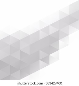 Gray White Grid Mosaic Background, Creative Design Templates