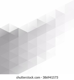Gray White Grid Mosaic Background, Creative Design Templates