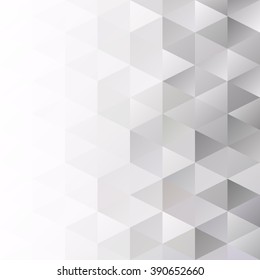 Gray White Grid Mosaic Background, Creative Design Templates