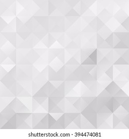 Gray White Grid Mosaic Background, Creative Design Templates