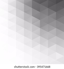 Gray White Grid Mosaic Background, Creative Design Templates