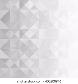 Gray White Grid Mosaic Background, Creative Design Templates