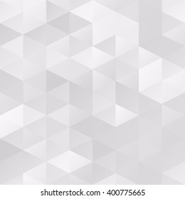 Gray White Grid Mosaic Background, Creative Design Templates