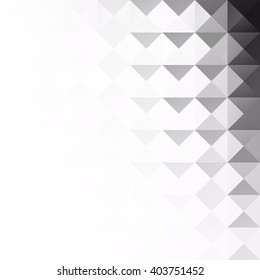 Gray White Grid Mosaic Background, Creative Design Templates