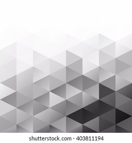 Gray White Grid Mosaic Background, Creative Design Templates