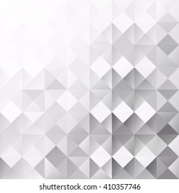 Gray White Grid Mosaic Background, Creative Design Templates