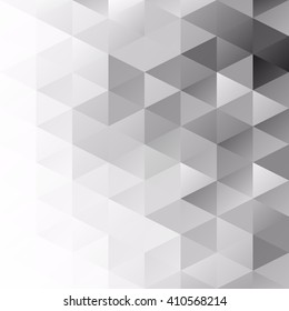 Gray White Grid Mosaic Background, Creative Design Templates