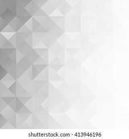 Gray White Grid Mosaic Background, Creative Design Templates