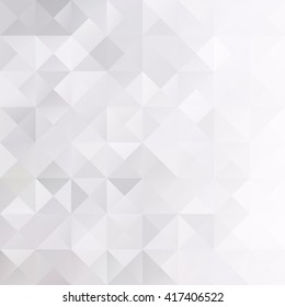 Gray White Grid Mosaic Background, Creative Design Templates