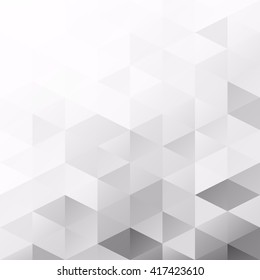 Gray White Grid Mosaic Background, Creative Design Templates