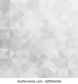 Gray White Grid Mosaic Background, Creative Design Templates