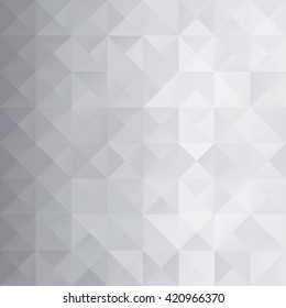 Gray White Grid Mosaic Background, Creative Design Templates