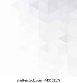Gray White Grid Mosaic Background, Creative Design Templates