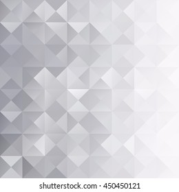 Gray White Grid Mosaic Background, Creative Design Templates