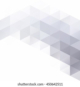 Gray White Grid Mosaic Background, Creative Design Templates