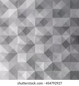 Gray White Grid Mosaic Background, Creative Design Templates