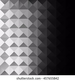 Gray White Grid Mosaic Background, Creative Design Templates