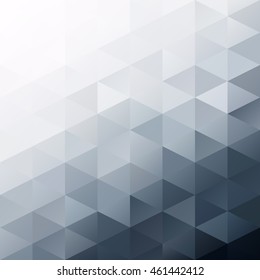 Gray White Grid Mosaic Background, Creative Design Templates