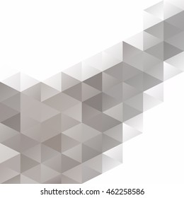 Gray White Grid Mosaic Background, Creative Design Templates