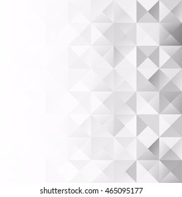 Gray White Grid Mosaic Background, Creative Design Templates