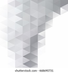 Gray White Grid Mosaic Background, Creative Design Templates