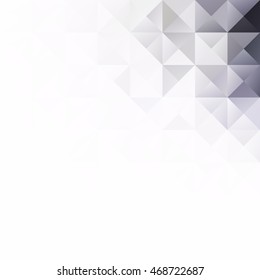 Gray White Grid Mosaic Background, Creative Design Templates
