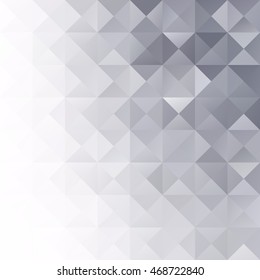 Gray White Grid Mosaic Background, Creative Design Templates