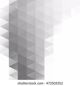 Gray White Grid Mosaic Background, Creative Design Templates