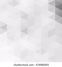 Gray White Grid Mosaic Background, Creative Design Templates